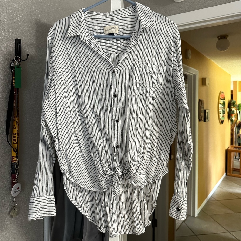 universal thread striped shirt